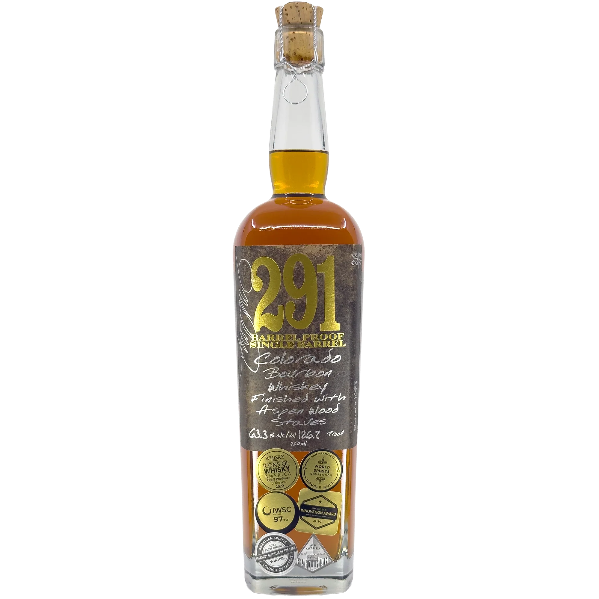 291 Colorado Barrel Proof Bourbon Whiskey