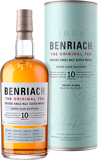 BenRiach The Original Ten 10 Year Old Speyside Single Malt Scotch Whisky