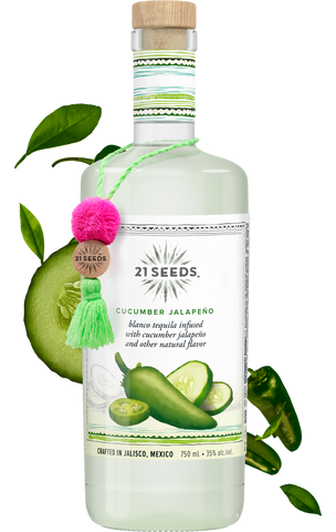 21 Seeds Cucumber Jalapeño Infused Blanco Tequila
