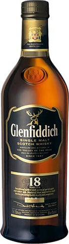 Glenfiddich 18 Year Old Single Malt Scotch Whiskey