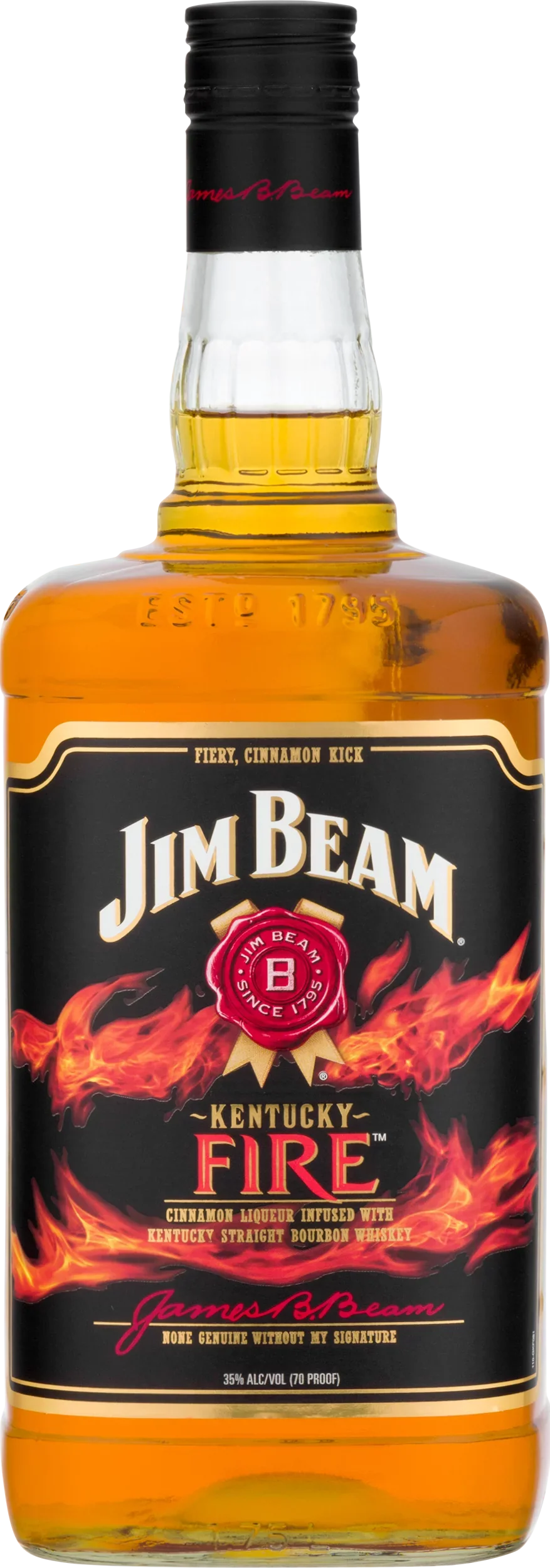 Jim Beam Kentucky Fire Cinnamon Flavored Bourbon Whiskey