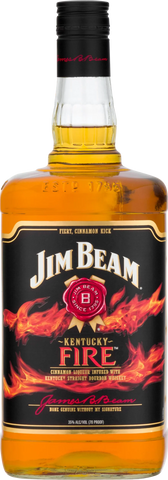 Jim Beam Kentucky Fire Cinnamon Flavored Bourbon Whiskey