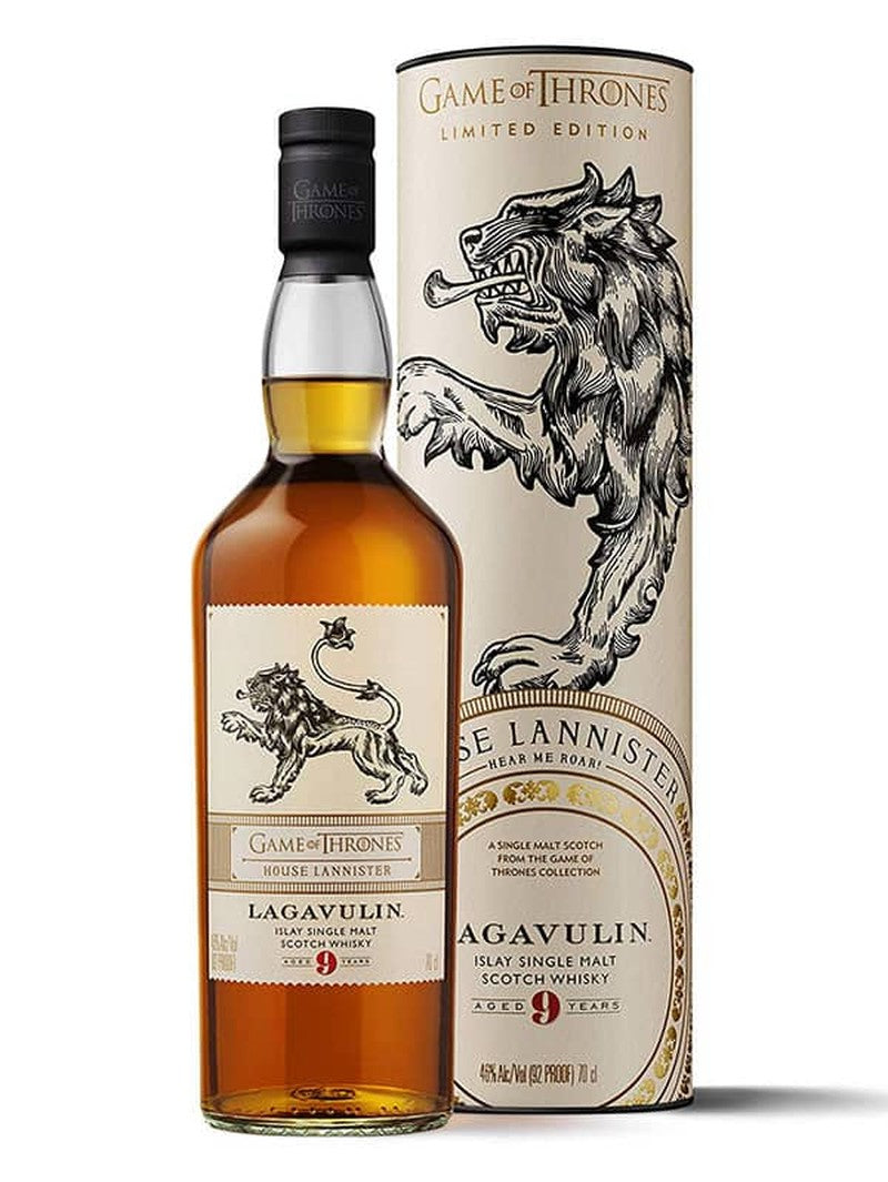 Lagavulin 9 Year Old House Lannister Edition Single Malt Scotch Whisky (750ml)