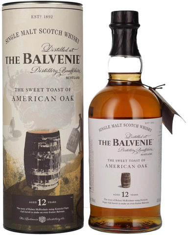 The Balvenie 12 Year Sweet Toast of American Oak Single Malt Scotch