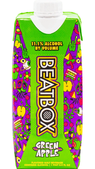 Beatbox Beverages Green Apple Party Punch Carton