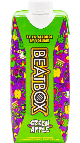 Beatbox Beverages Green Apple Party Punch Carton
