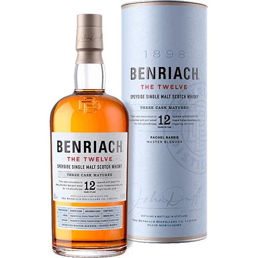 BenRiach The Twelve 12 Year Old Sherry Cask Matured Speyside Single Malt Scotch Whisky