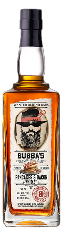 Bubba’s Secret Stills Pancakes & Maple Bacon Whiskey
