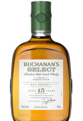 Buchanan's Select Aged 15 Years Blended Malt Scotch Whiskey.