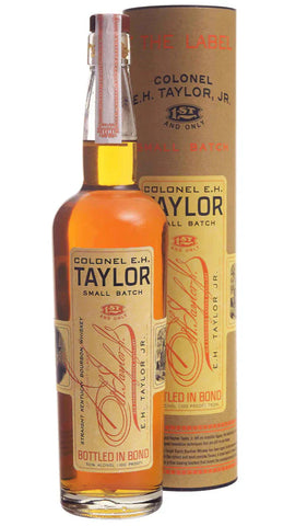 Colonel E. H. Taylor Small Batch Bourbon Whiskey.