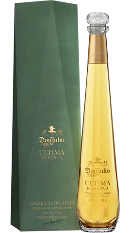 Don Julio Ultima Reserva Extra Anejo Tequila.