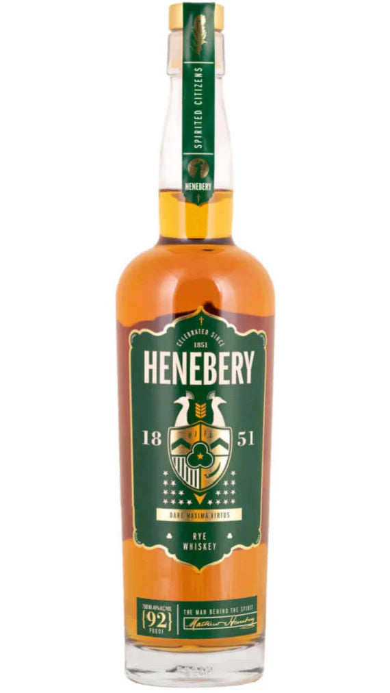 Henebry’s Rye Whiskey 92 Proof (750ml)