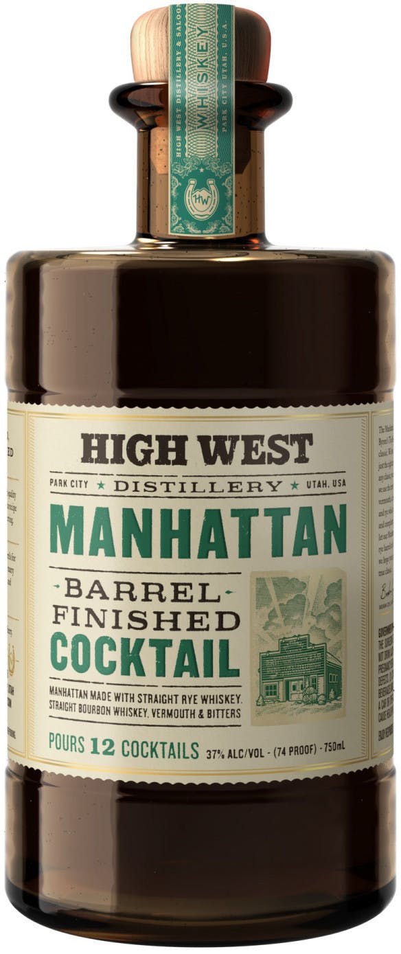 High West Manhattan Barrel Finished Cocktail