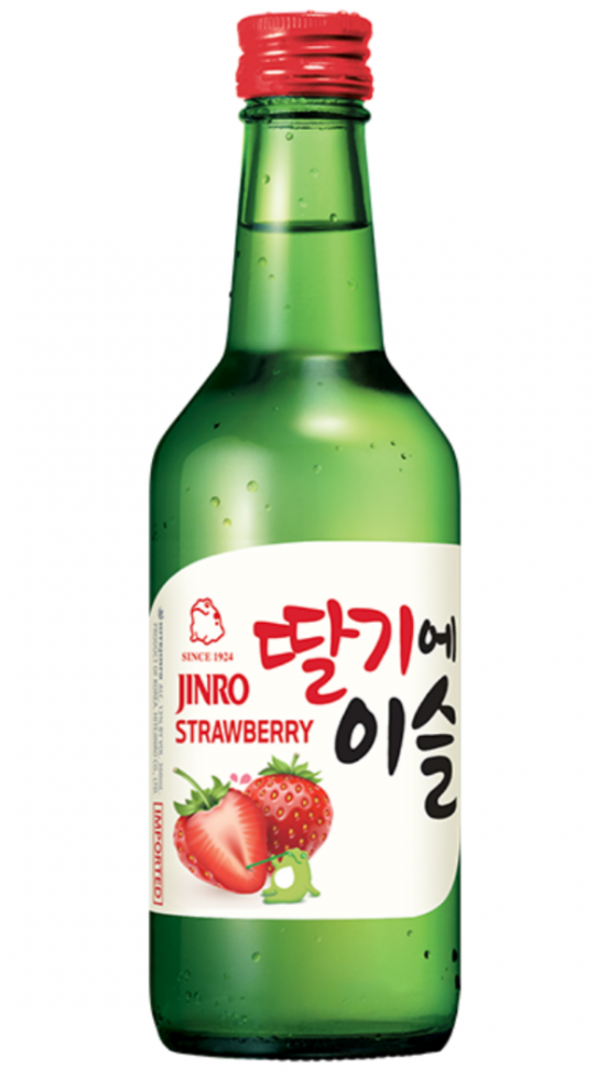 Jinro Chamisul Strawberry Soju (13% ABV)
