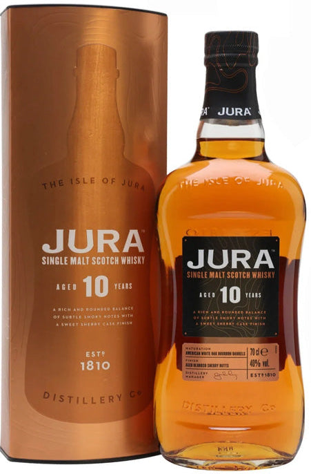 Jura 10 Year Old Single Malt Scotch Whisky