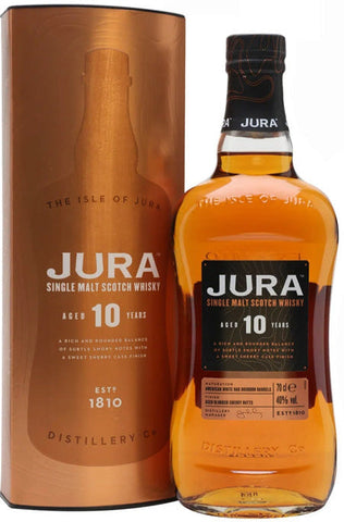 Jura 10 Year Old Single Malt Scotch Whisky