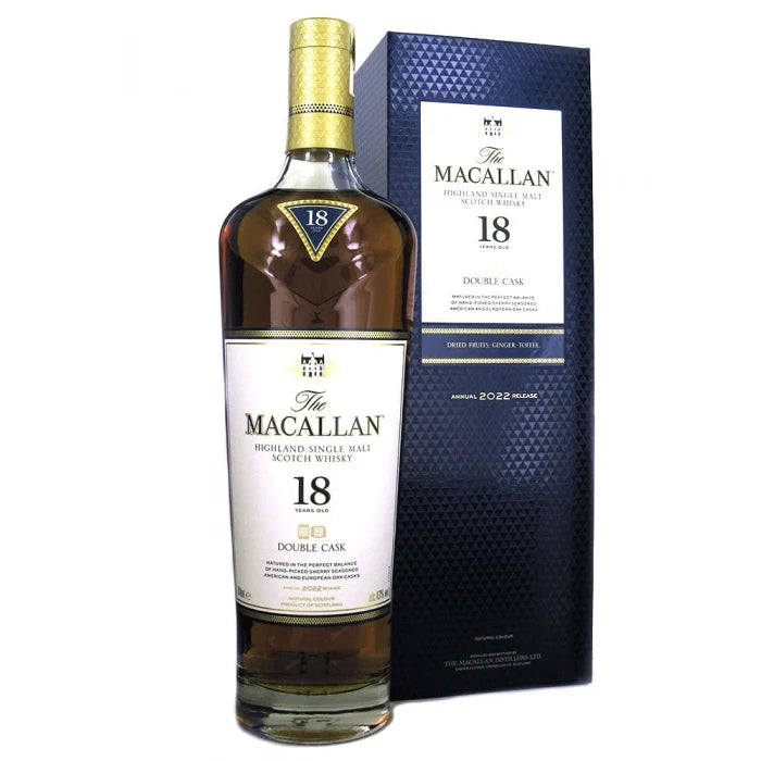 Macallan 18 Year 2022 Double Cask Single Malt Scotch