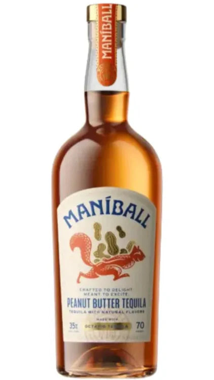 Maniball Peanut Butter Flavored Tequila (750ml)