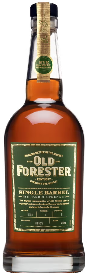 Old Forester Single Barrel Rye – Kentucky Straight Rye Whiskey (750ml)