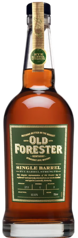 Old Forester Single Barrel Rye – Kentucky Straight Rye Whiskey (750ml)