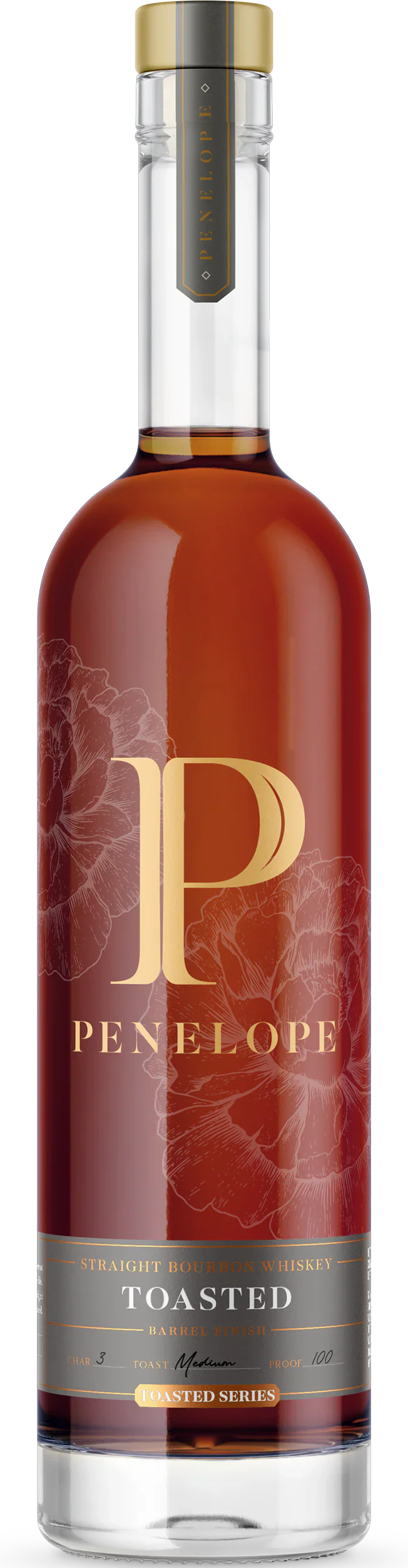Penelope Toasted Barrel Finish Straight Bourbon Whiskey (750ml)
