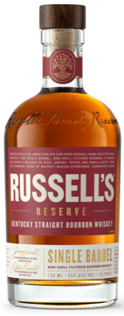 Russell’s Reserve Single Barrel Bourbon – Kentucky Straight Bourbon Whiskey (750ml)