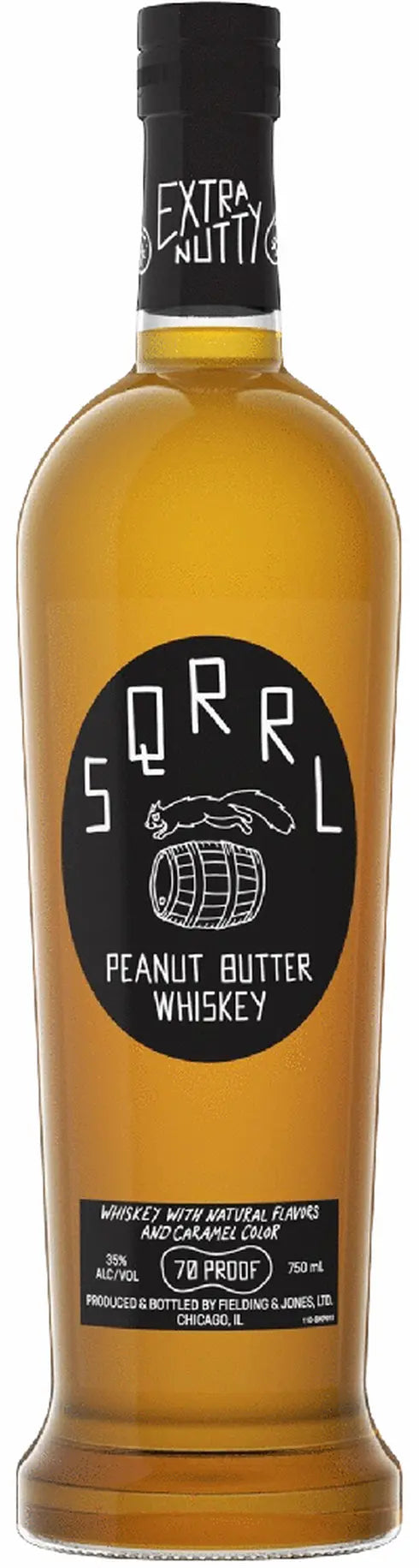 SQRRL Peanut Butter Flavored Whiskey