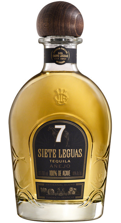 Siete Leguas Añejo Tequila – 100% Blue Agave Aged Tequila
