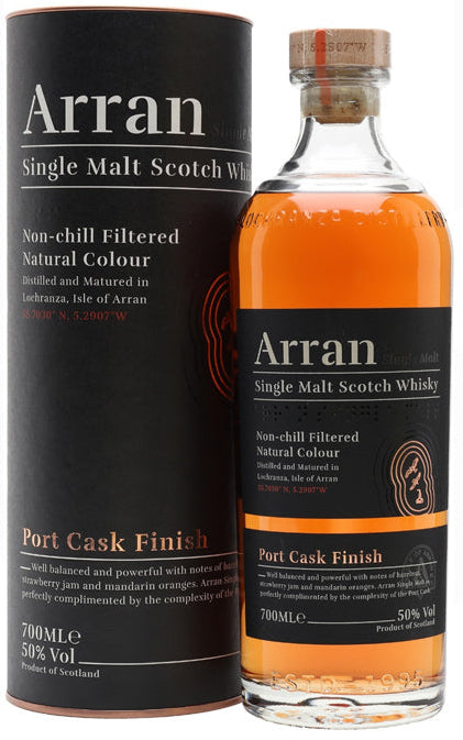 The Arran Port Cask Finish Single Malt Scotch Whisky
