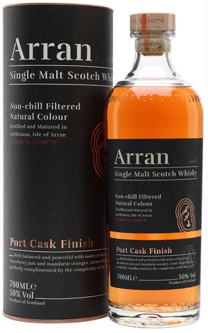 The Arran Port Cask Finish Single Malt Scotch Whisky