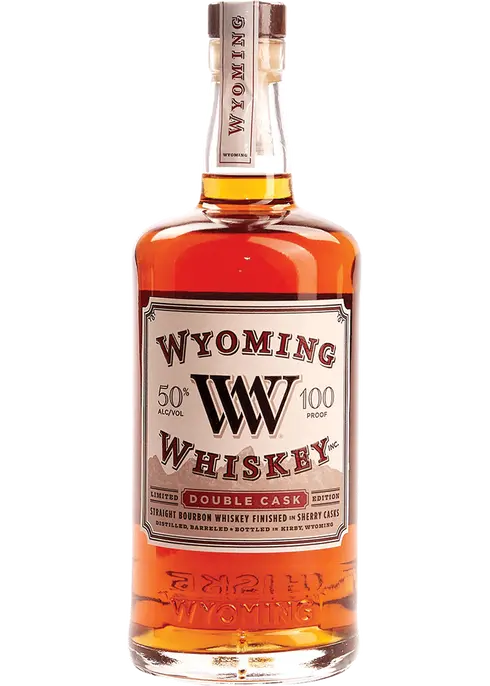 Wyoming Whiskey Double Cask Straight Bourbon Whiskey (750 ml, 100 proof / 50% ABV)