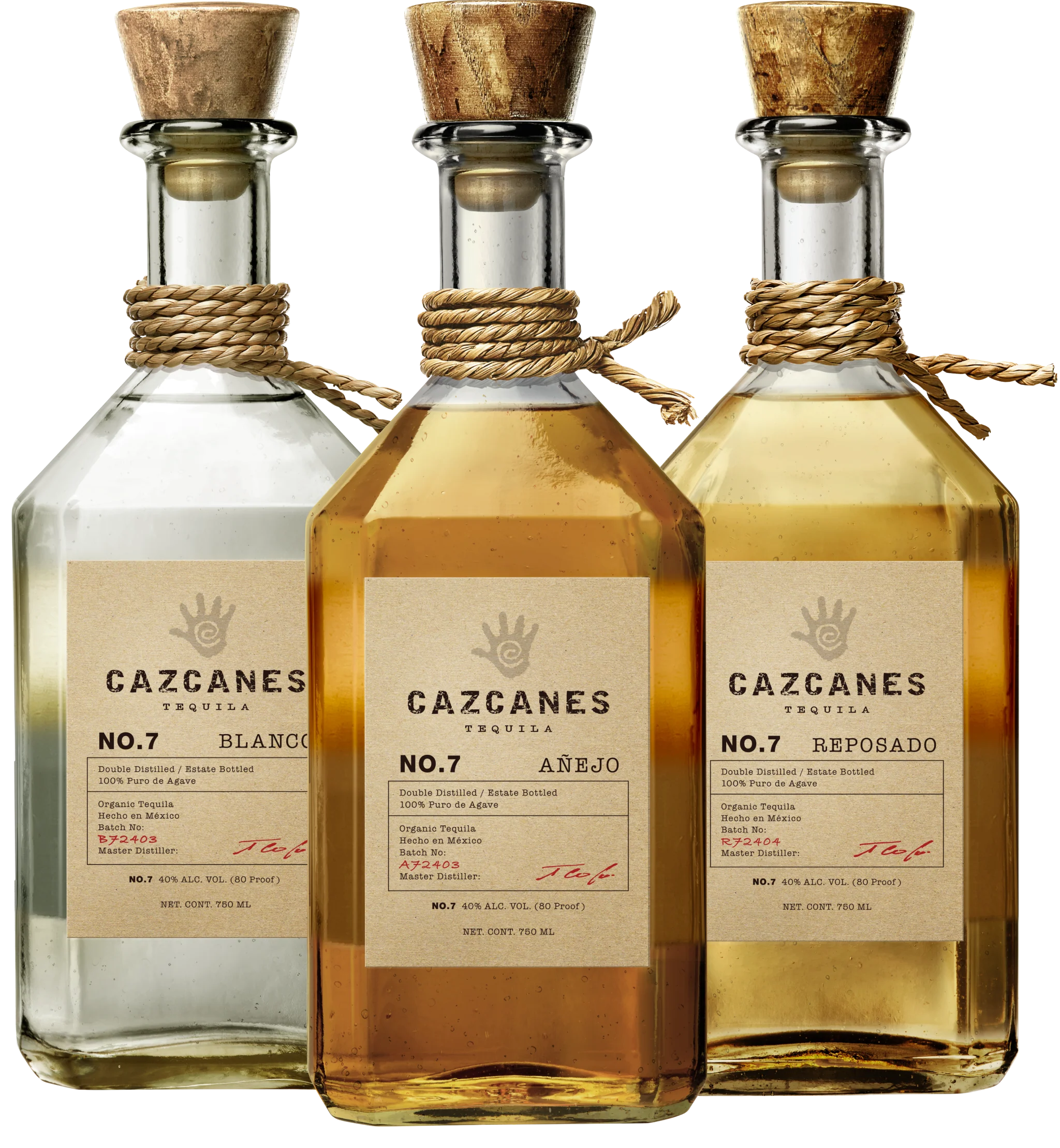 Cazcanes No. 7 Tequila Bundle (Blanco, Anejo, Reposado)