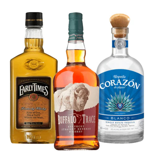 Heritage & Agave Trio – Early Times, Buffalo Trace & Corazón Blanco