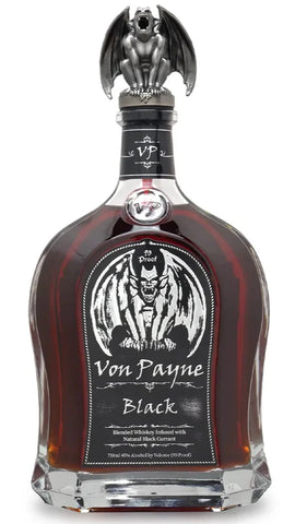 Von Payne Black Whiskey Infused With Natural Black Currant